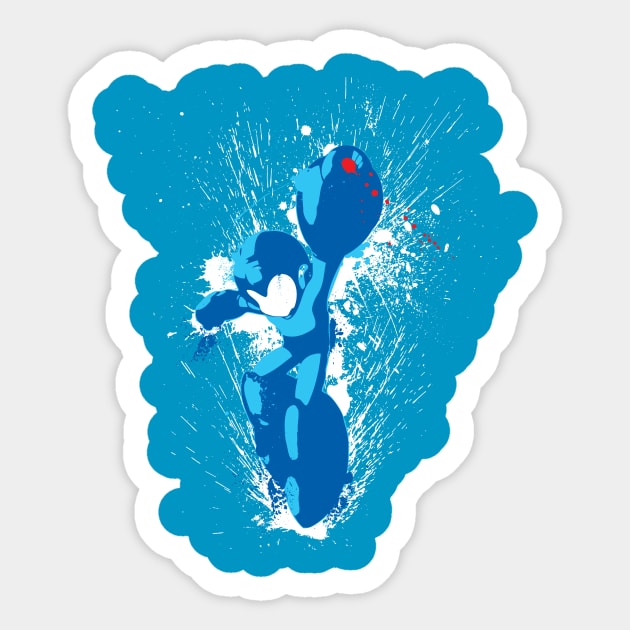 Mega Man Splatterfest Sticker by TheDailyRobot